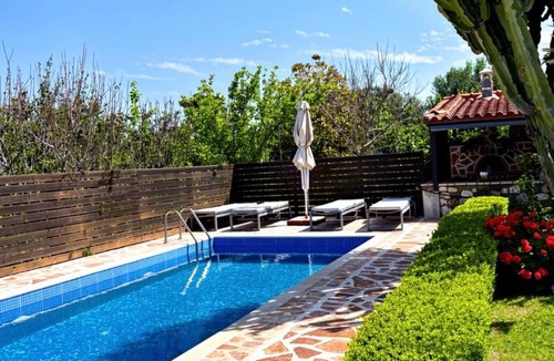 Antimachia Villa | Villa Elysian Private pool & garden view