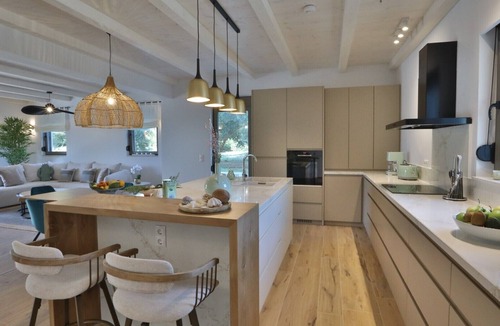 Asteri Villa | Villa Ephelia, relaxation in the olive grove, with sea view, Pool can be heated.