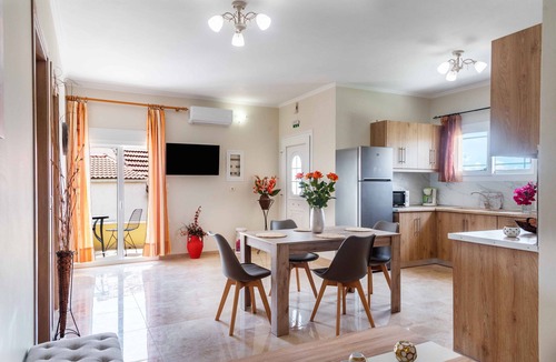 Lefkimmi Apartment | Villa Georgia #1 Corfu AC in all rooms