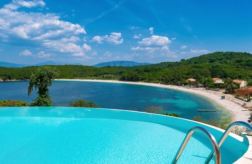 Petaleia Villa | Villa Georgia - Elegant Villa with Stunning Views near Beach & Bella Mare Hotel