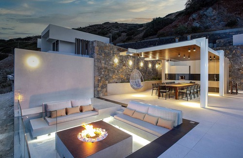 Agia Pelagia Villa | Villa Hyperion - Luxury 7 bdrm Villa with infinity heated pool
