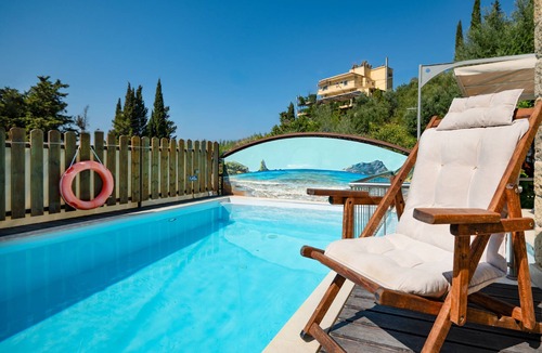 Agios Gordios Villa | Villa Kadith: Renovated, pool, near beach, A/C, WiFi, Parking