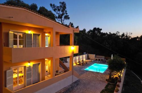Agios Spyridon Corfu Villa | Villa Kostas-NE Corfu with heated salt swimming pool