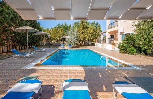 Chalikounas Villa | Villa Lefki Limni Retreat 300m from beach