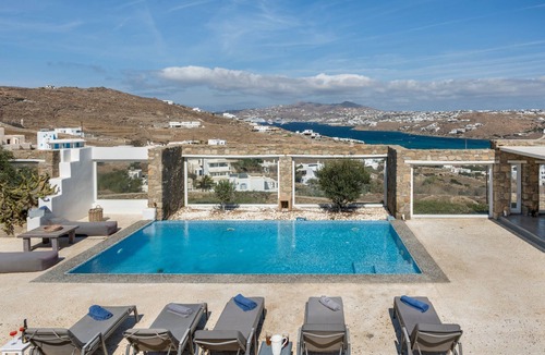 Agios Ioannis Villa | Villa 'Luxury Sea View' with Private Pool, Private Terrace and Air Conditioning