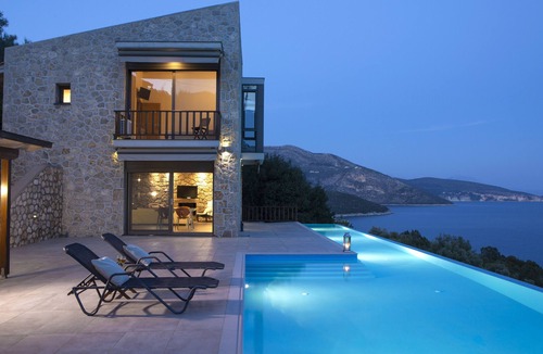 Sivota Villa | Villa Massalia - Infinity Lap Pool with Majestic Seaview and sea access