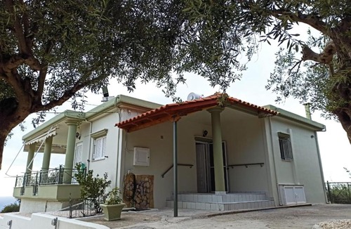 Lygia House | Villa Panorama Sea View Family Villa near Vrachos Beach Lygia