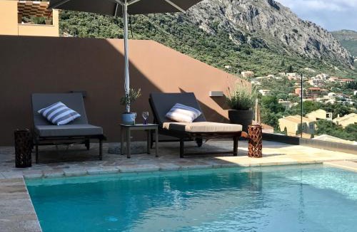 Barbati Villa | Villa Renata Gold - Private Pool, Free Parking & Sea View