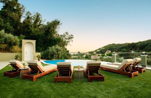 Gardenos House | Villa Socrates Gardeno Luxury Sea View Pool Escape