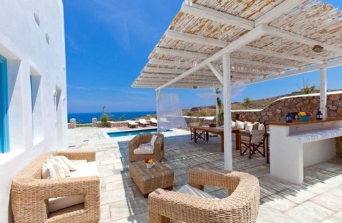 Kamari Villa | Villa Solaryth, Divine Sea Views, Private Pool, Furnished Terrace, Santorini