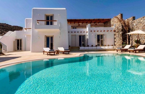 Kanalia Villa | Villa 'The Blue Diamond' with Sea View, Wi-Fi and Air Conditioning