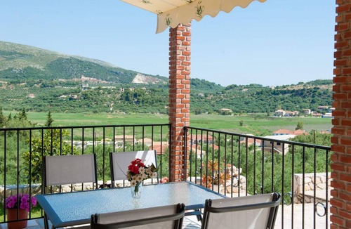 Limni Keri Villa | Villa 'Valentina' with Sea View, Pool, Private Balcony & Wi-Fi
