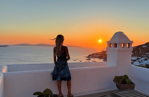 Agios Ioannis Villa | Villa Vanita Sea and Sunset View, close to Beach, Mykonos Town and all Hot Spots