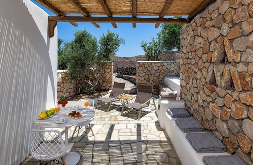 Kamari Villa | Villa Vireon, Calming Garden Views, Private Hot Tub, Furnished Terrace,.