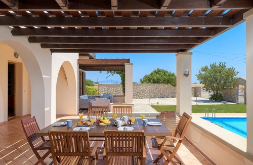 Lahania Villa | Villa With Private Pool, Garden, Breathtaking Sea View And Beach.