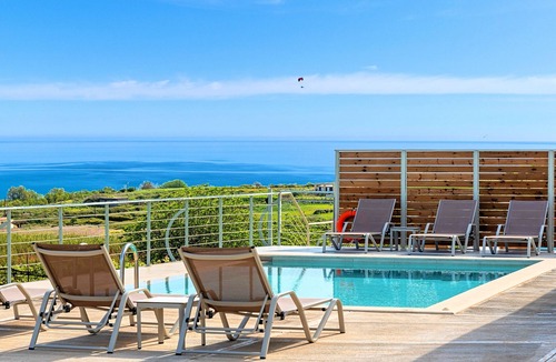 Dramia Villa | Vista Mare Villa Heated Pool