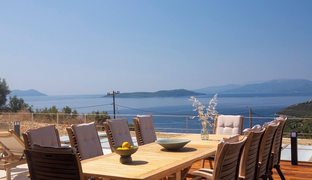 2S Villas Resort - cave villas - Villa Delta Δ - Family Sea View Retreat in Sivota