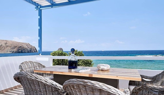 Alluring Milos Villa | Villa Crystal Cove | 2 Bedrooms | Breathtaking Sea Views.