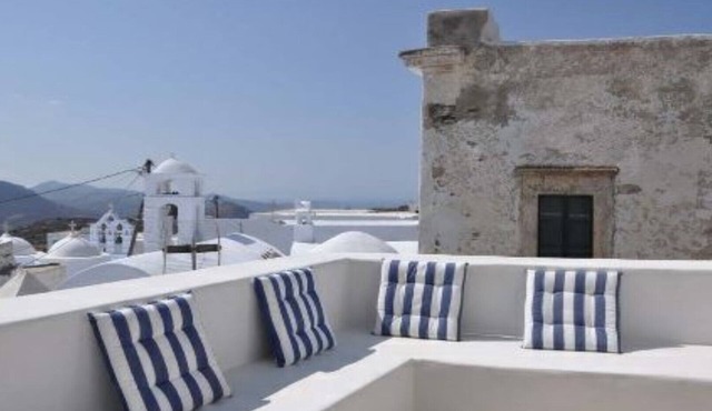 AMORGOS Chora-Elegant mansion,courtyard and sea view terrace