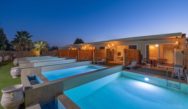 Apartment 'Mb Luxury Suites Charaki No 3' with Private Pool, Wi-Fi, and Air Conditioning