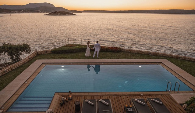 Architect-Designed Modern Villa with Heated Pool & Sea Views | Almyra SK Place in CHANIA