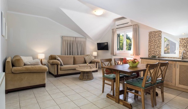 Attic Retreat in the center
