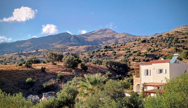 Award winning family villa on south coast of Crete