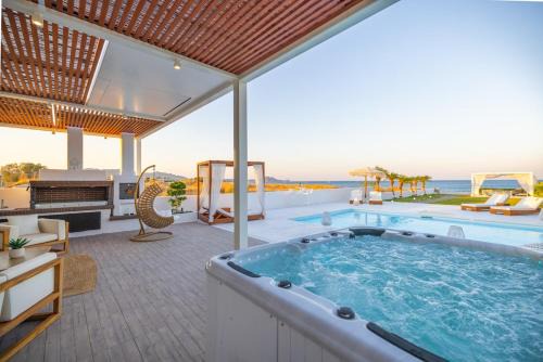 Charisma Beach Front Villa in Kolymbia