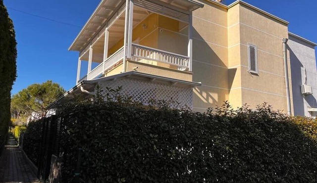 Cheerful 3-bedroom beach villa within green. in Durrës District