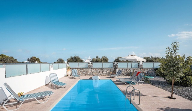 Country House 'Green Pearl' with Sea View, Private Pool and Wi-Fi in Rhodes