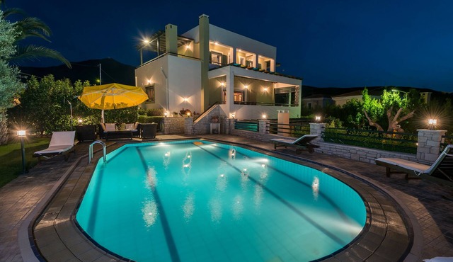 Dream Villa Enigma with 2 private pools & sea view