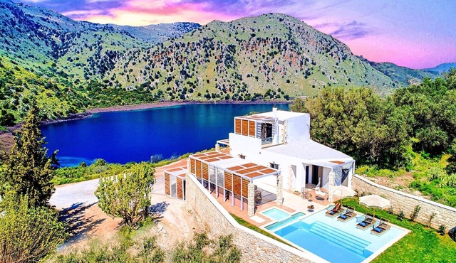 Elegant Crete Villa | Blue Lake Villa | 3 bedrooms | Kavallos Village