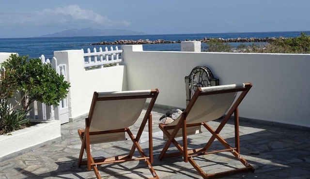 Family beach house, sea front.