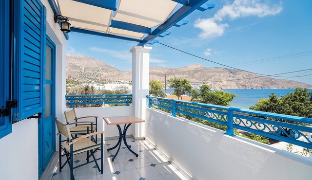 Holiday Home 'Livadia Beach Tilos Apartment ' with Sea View, Wi-Fi and Air Conditioning in tilos