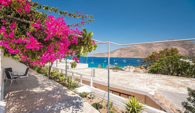 Holiday Home 'Panorama Tilos Apt B' with Sea View, Wi-Fi and Air Conditioning in Tilos