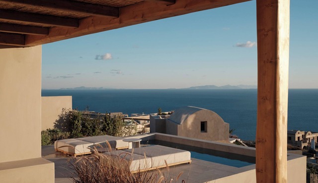 Lavender Villa with Private Pool, Epos Villas Imerovigli in Thira - Santorini