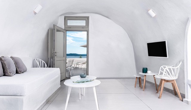 Lavish Santorini Suite | Eruption Escape Cave Suite | 2 Bedrooms | Breathtaking.