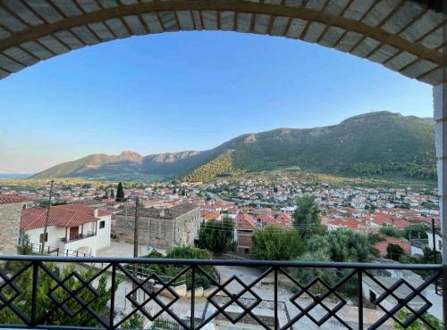 Leonidio panorama stone villa in Leonidio