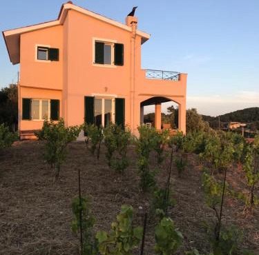 Les Oliviers Sunset Villa Sea view on Petani Beach