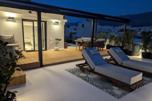 Loft with Panoramic View near the center of Athens in Athens