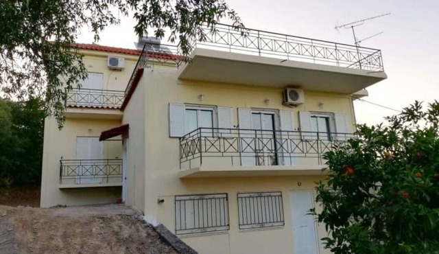 Marvellous seaview green residence in Mani's heart in Githio