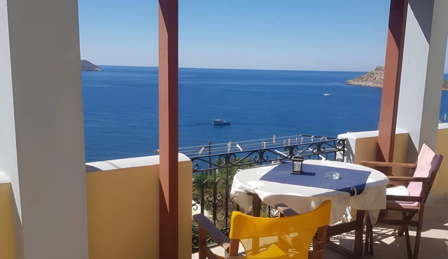 Melina's sunset – Cozy flat with 2 rooms, 2 baths, and bay views in Myrties