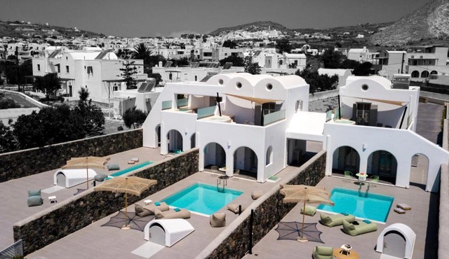 Modern Dome Homes Of Santorini in Santorini