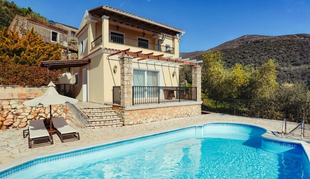 Mountain tranquillity meets coastal beauty near Nissaki