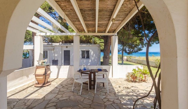 'Nirvana Seaside' Beachfront House with Patio in Nea Makri