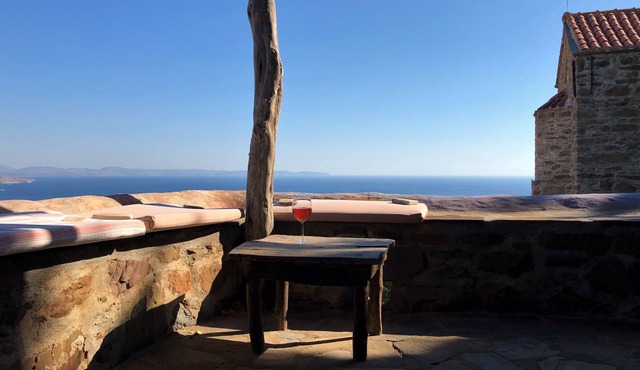 PANAYIOTIS Unique Stone Built House with Amazing Views in Volissos Chios