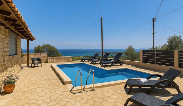 Panorama Ethereal Escape, Chania's Seaview Getaway in Polemarchi