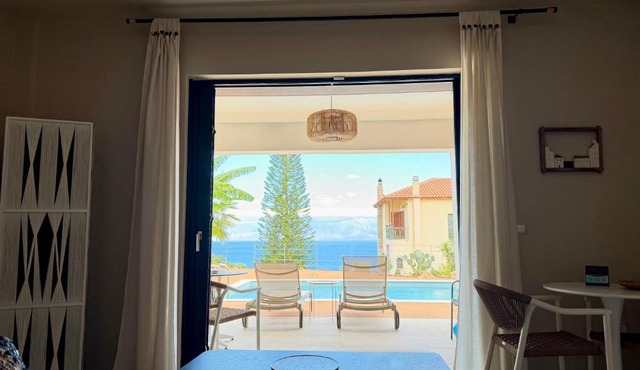 Rastoni 2 Sea View Studio with Shared Pool in Melission