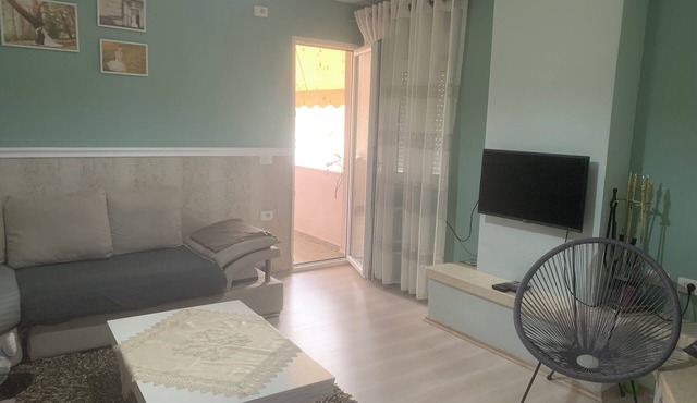 Romance 💘 Very romantic apartment with Ohrid Lake view and a fireplace in Pogradec