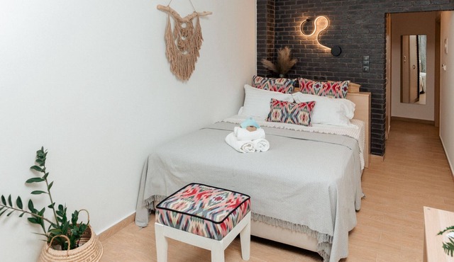 Sea View Studio with a Barbecue area on the Terrace of the building & a Smart TV